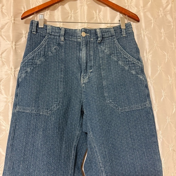Free People Midnight Voyage Harem Barrel Crop Jeans - Picture 6 of 16